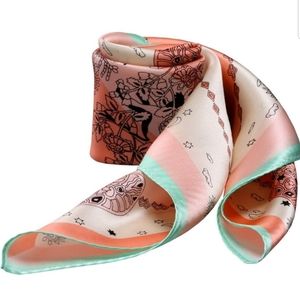 Vibrant Multi-Colored Silk Scarf